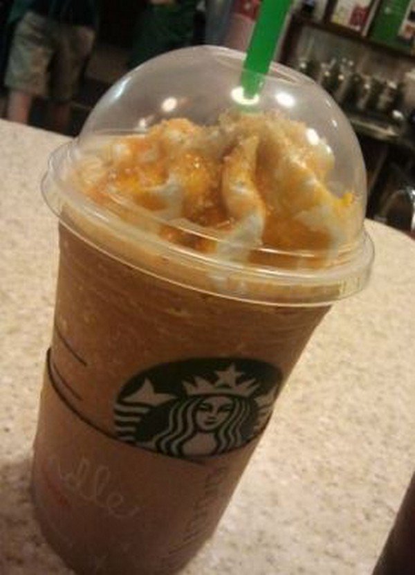 caramel popcorn frappuccino