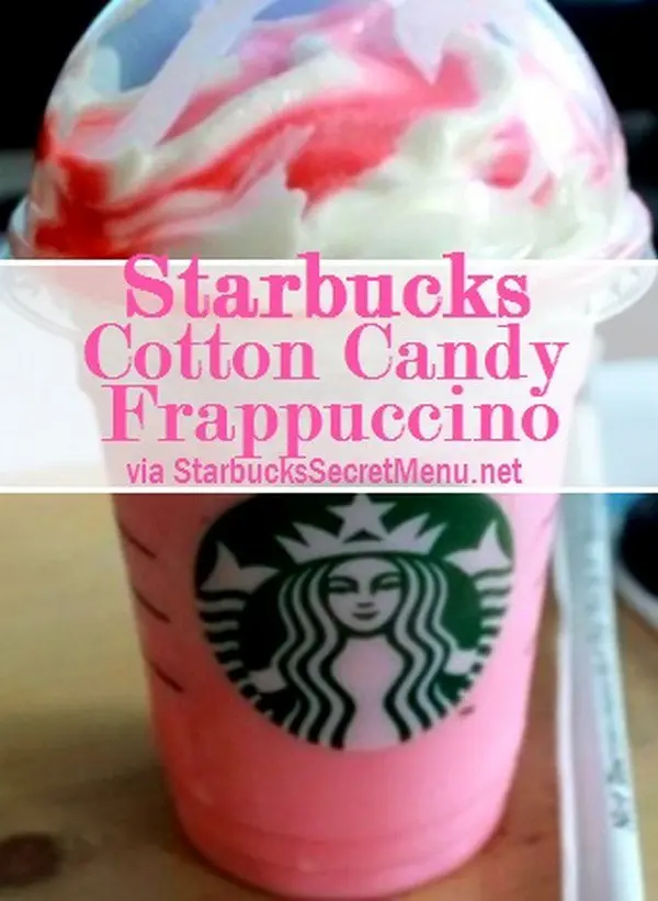 cotton candy frappuccino