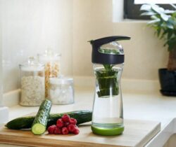 cucumber infused water bottle