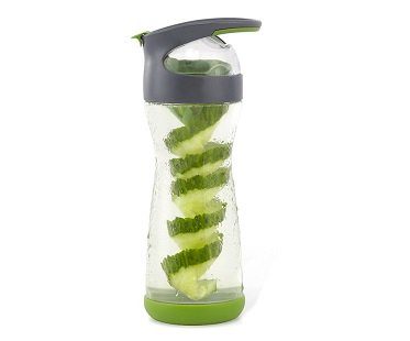cucumber infused water bottle refresh