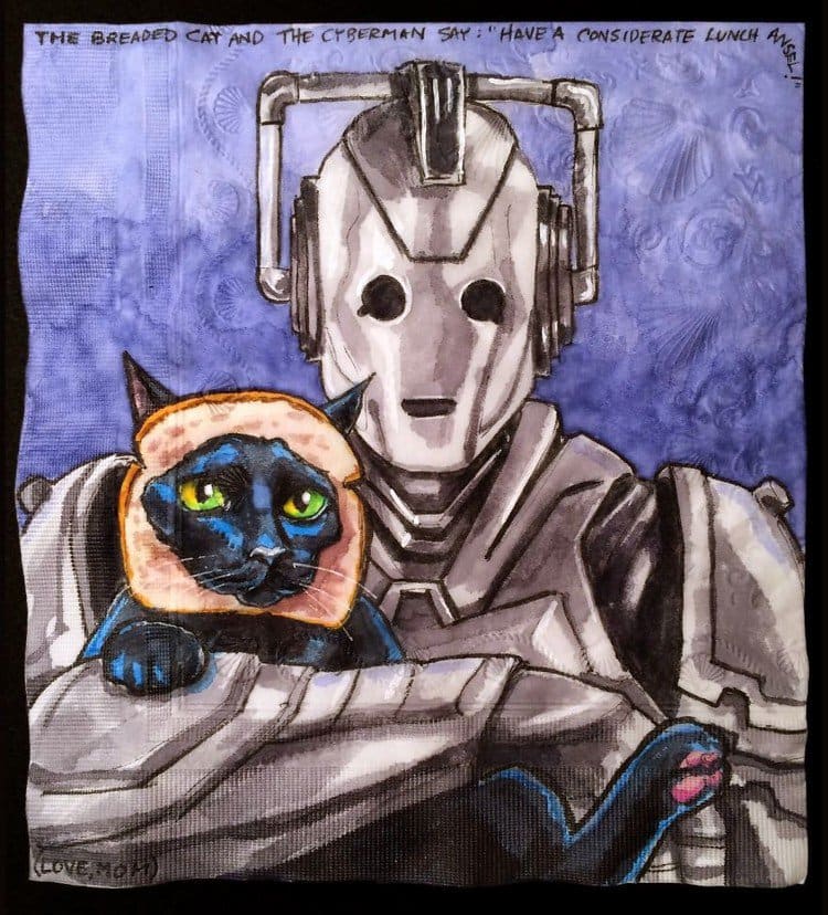 cyberman breaded cat