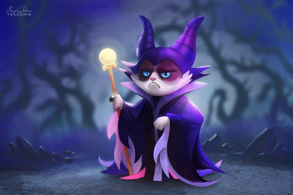 evil queen grumpy cat