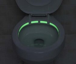 glow in the dark toilet decals