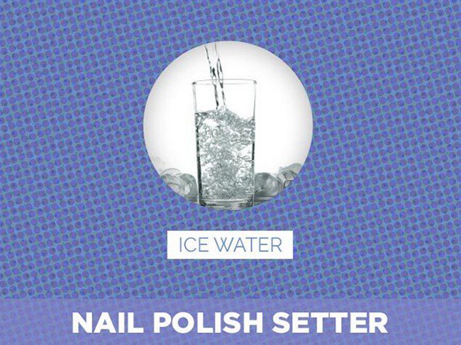 ice water nail polish setter