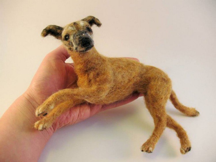 jessie dockins hand dog sculpture