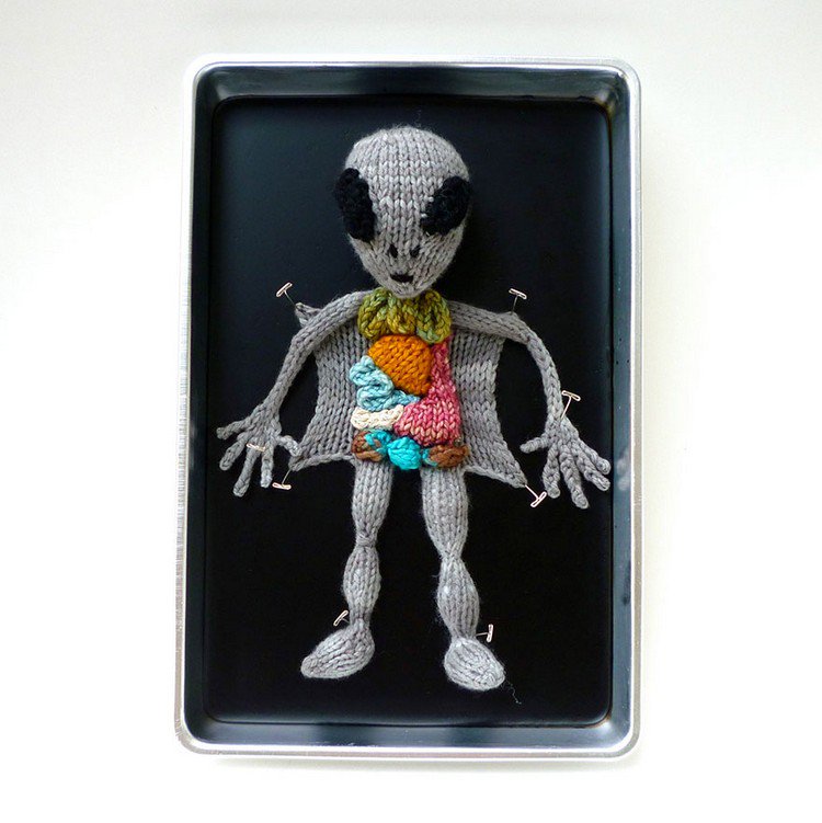 knitted alien