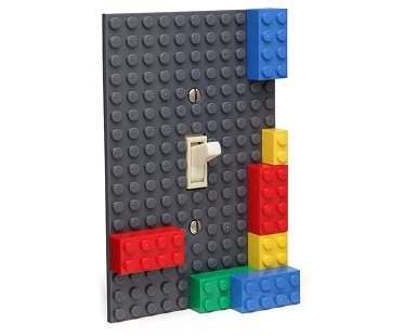 lego light switch cover bricks