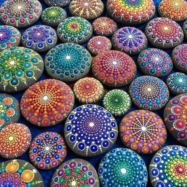 mandala stones