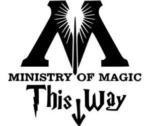 ministry of magic decal