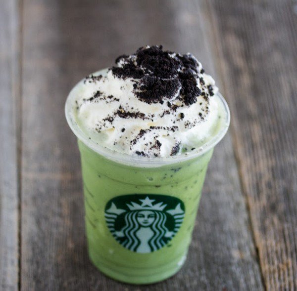 mint choc chip frappuccino