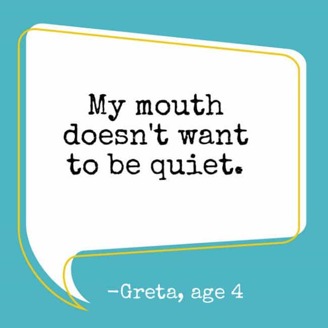 no quiet mouth