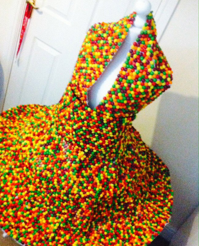 skittles dress close