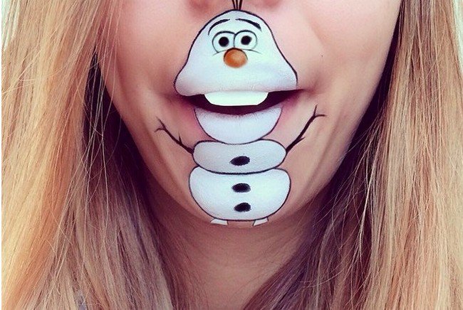 snowman mouth