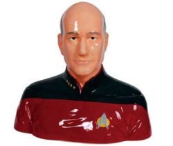 star trek captain picard cookie jar
