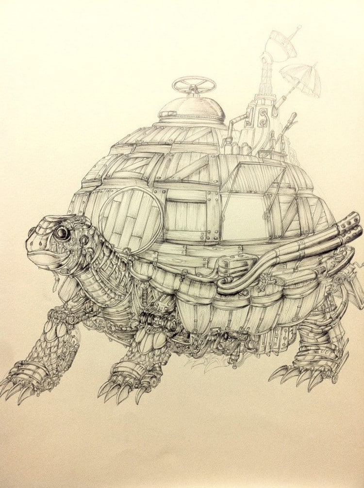 steampunk tortoise