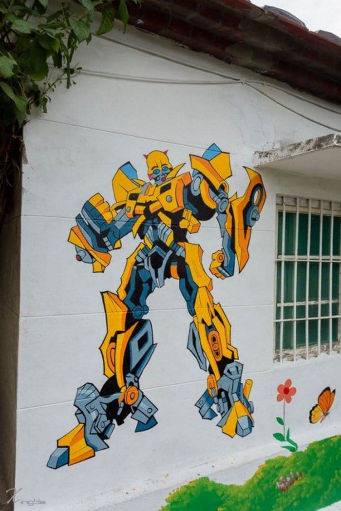 transformer mural