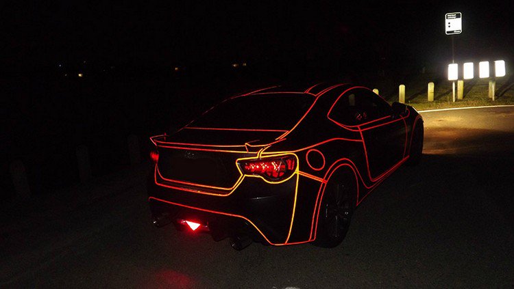 tron car side