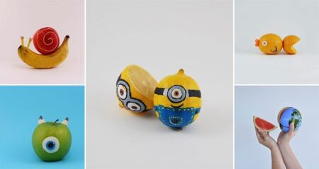 Animals And Character Fruits