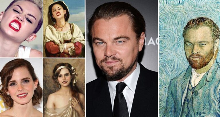 Artist Merges Celebrity Photos With Classic Paintings