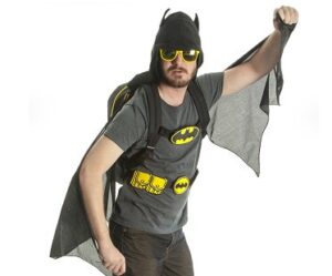 Batman Costume Backpack hood