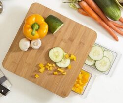 Chopping Board With Storage Drawers