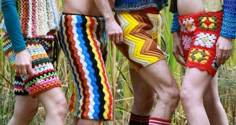 Crochet Shorts For Men