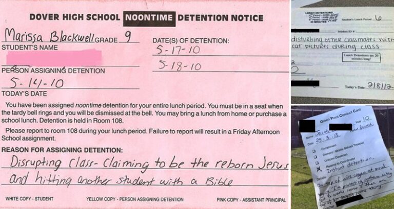 Funny Reason For Detention
