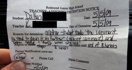 Funny Reasons For Detention