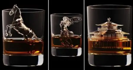Individually Sculpted 3d Ice Cubes