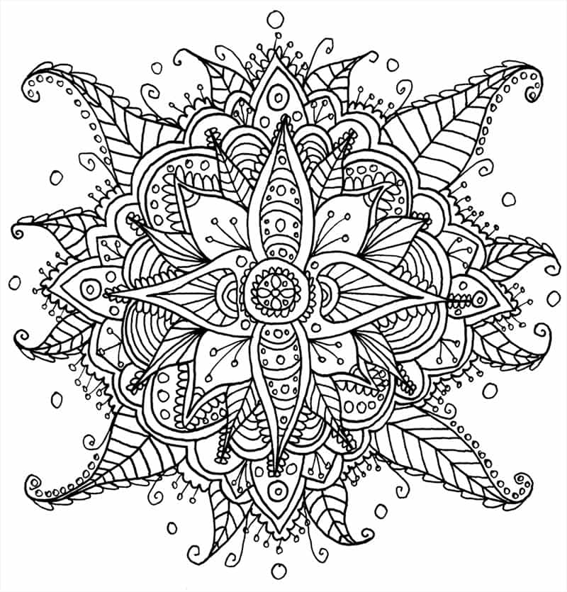 This Artist Creates Awesome Mandala Art Templates And Gives Them Away 