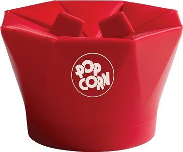 Microwave Popcorn Popper red