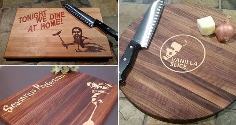 Pun-Filled Cutting Boards