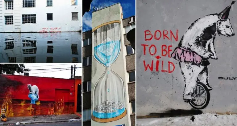 Street Art Containing Environmental Message