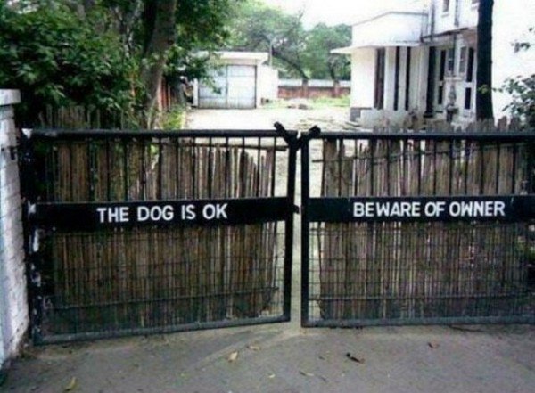 beware of owner