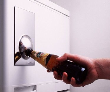 bottle opener fridge magnet