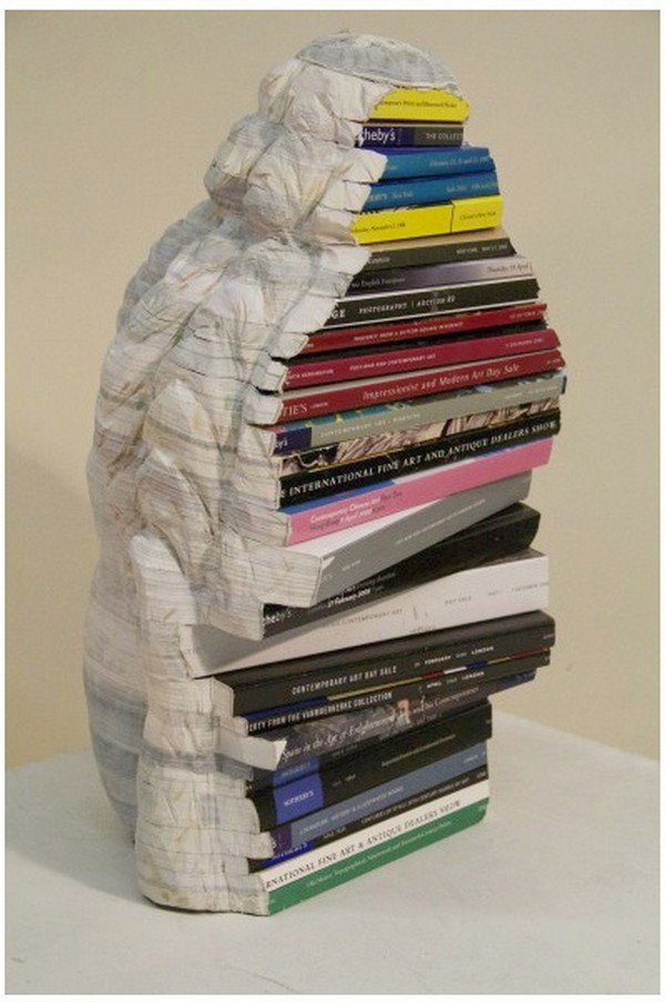 chen sculpture back books