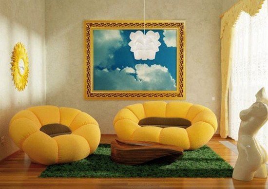 creative-table-and-chairs-flower