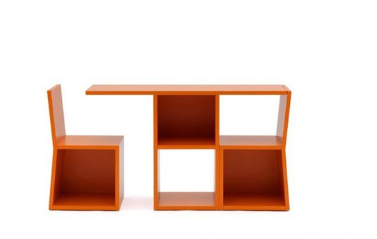 creative-table-and-chairs-shelves