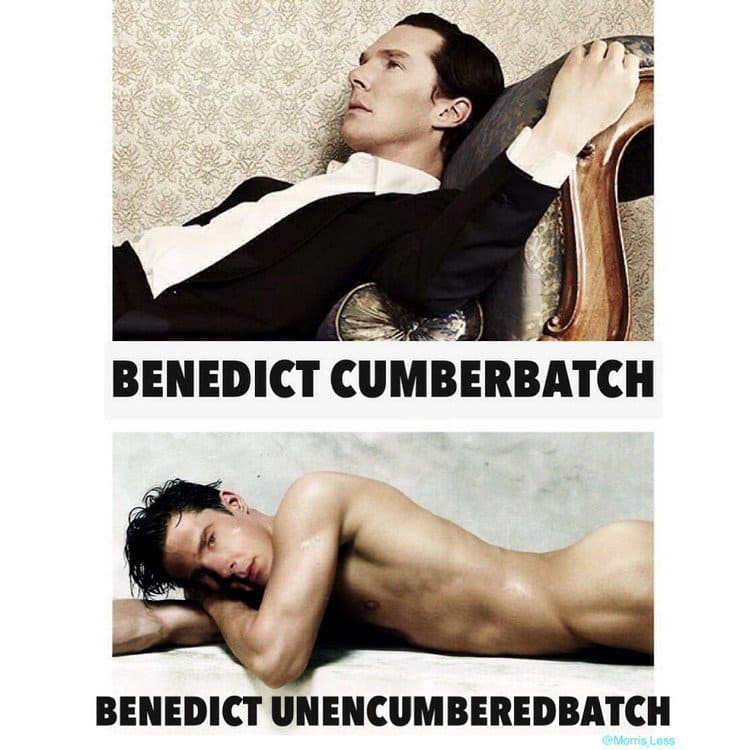 cumberbatch clothed unclothed