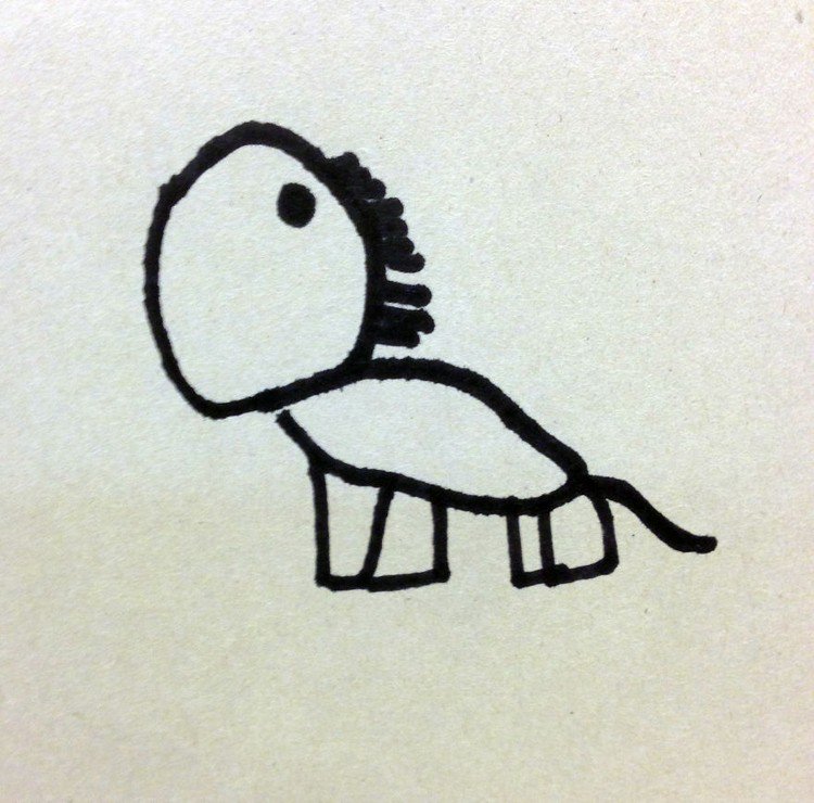dinosaur drawing