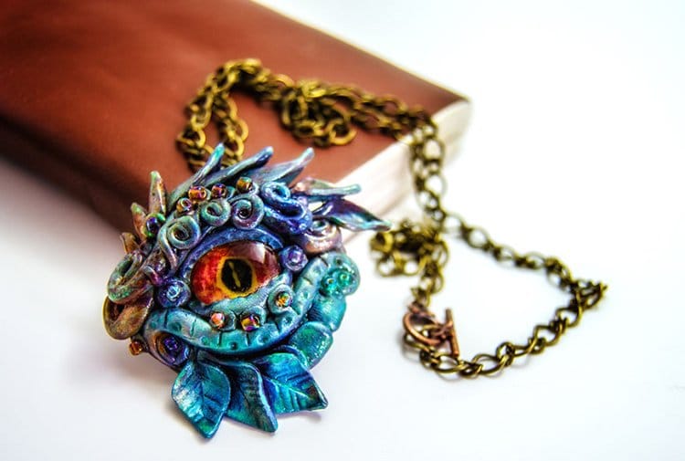 dragon eye necklace