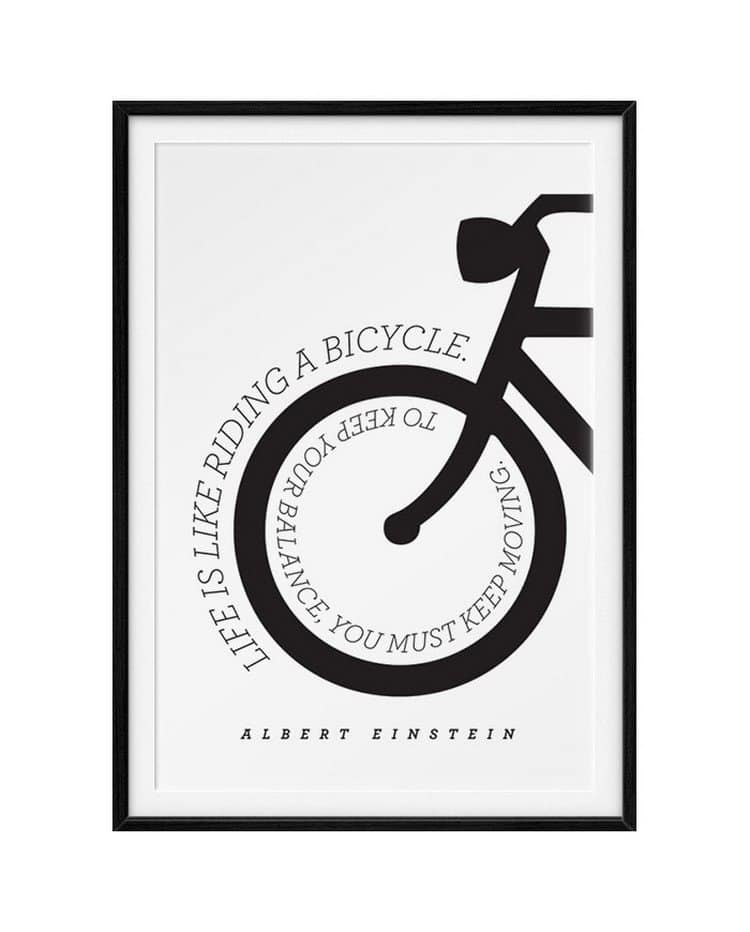 einstein bike quote