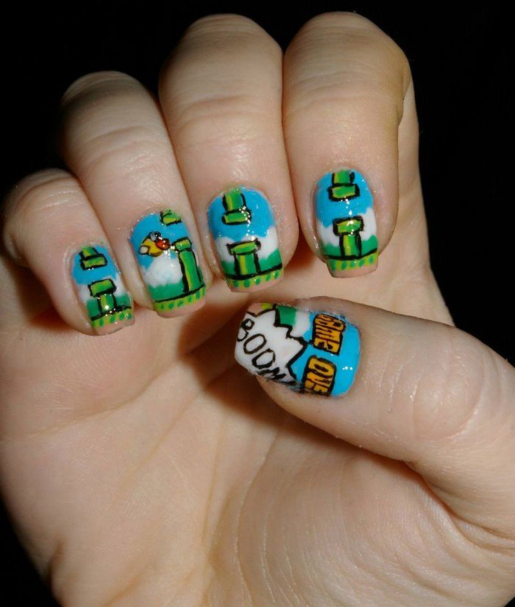 flappy bird nails