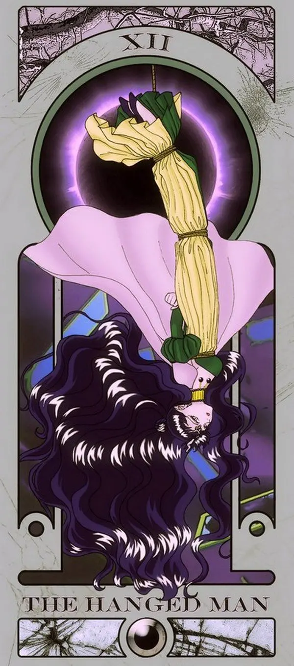 hanged man sailor moon tarot