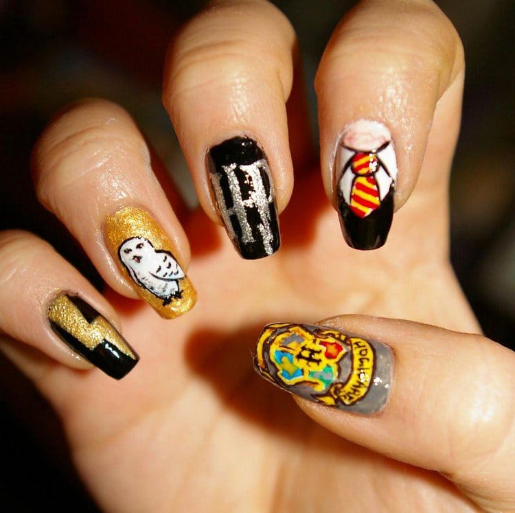 harry potter nails