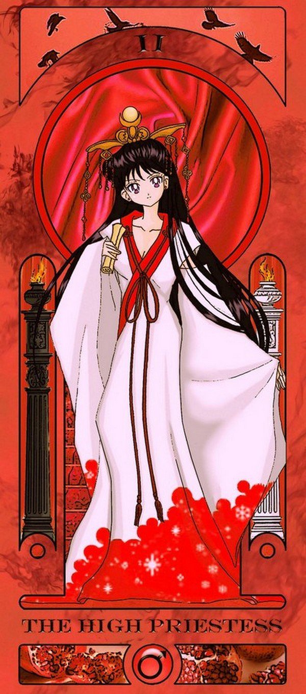 high priestess sailor moon tarot