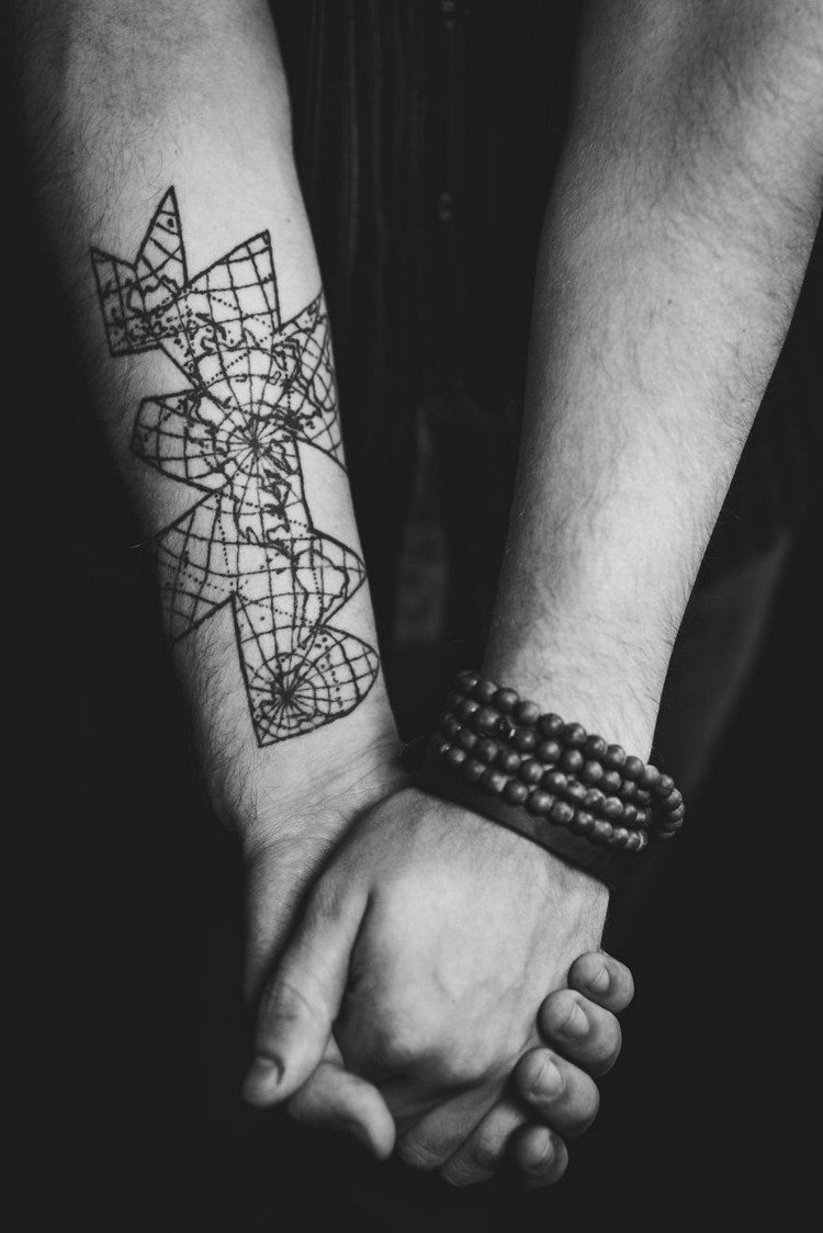 holding hands tattoo