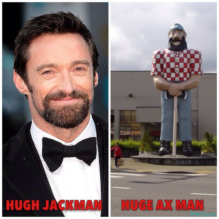 hugh jackman huge ax man