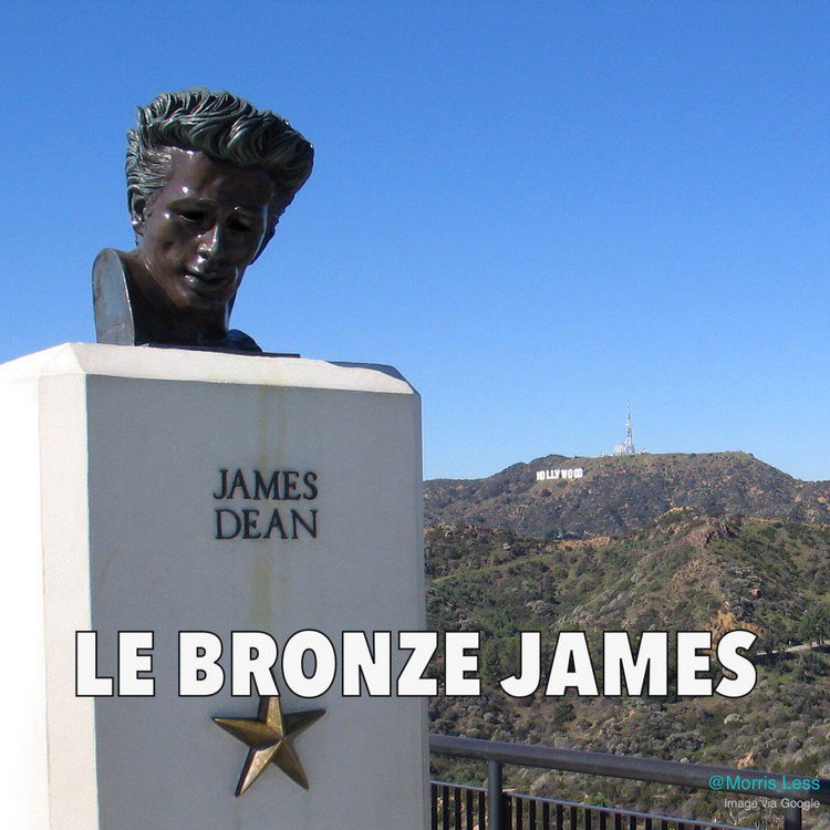 james dean bust