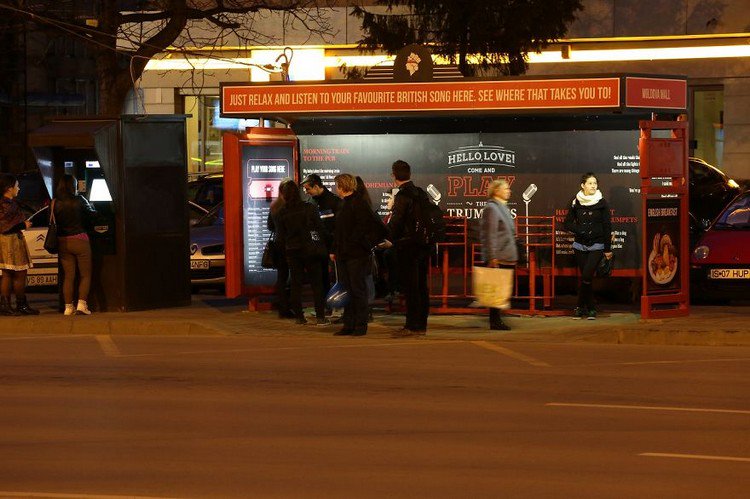 jukebox bus shelter